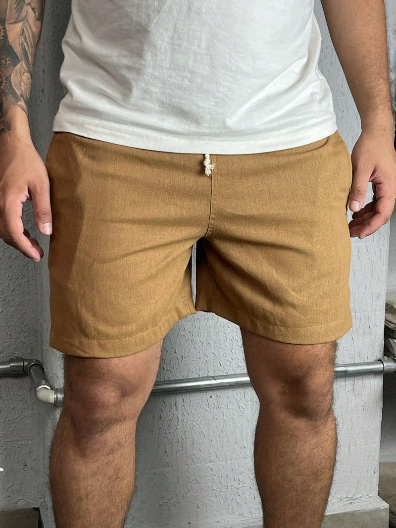 Kit 3 Bermudas Mauricinho em Linho Shorts Premium