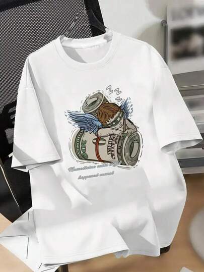 Camiseta Streetwear Anjo Dólar